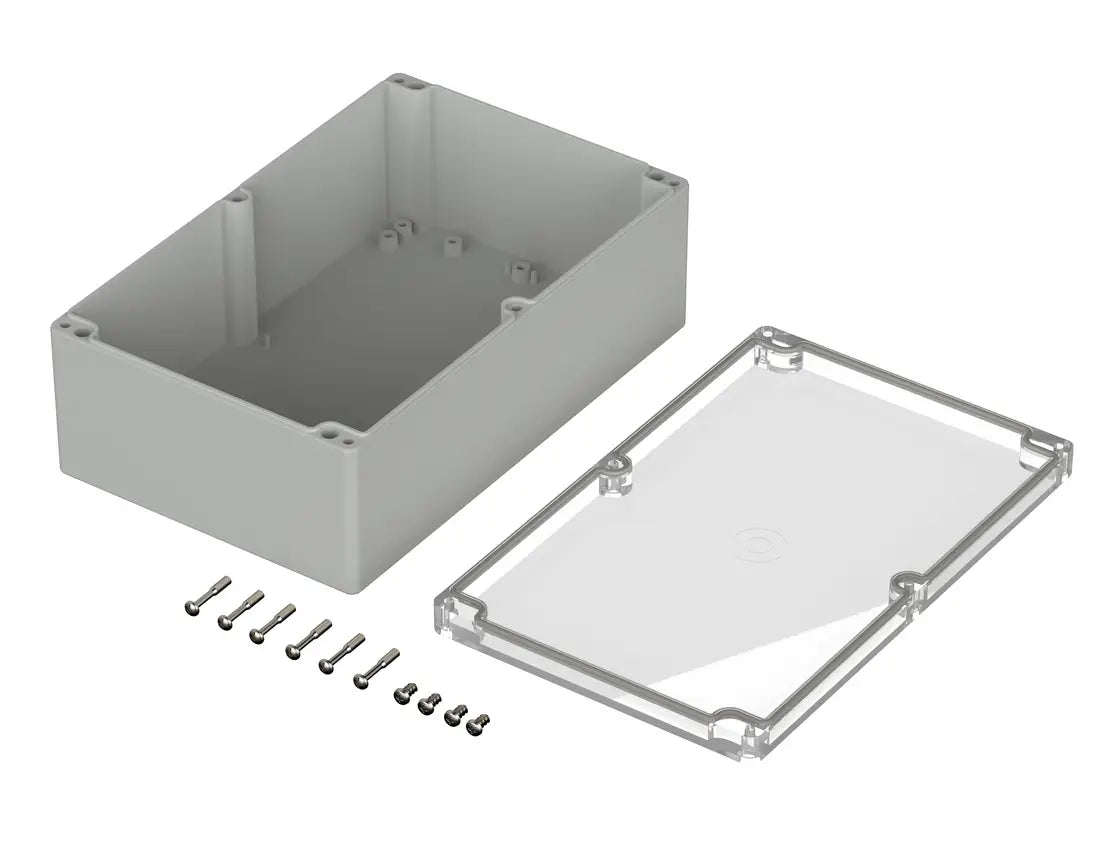 Bopla Euromas Enclosure M240G, 160×250×90 mm, clear transparent lid